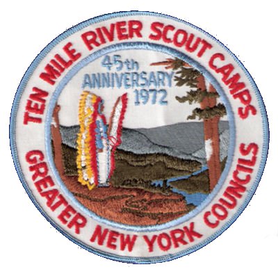 Ten Mile River 45th Anniversary Jacket Patch