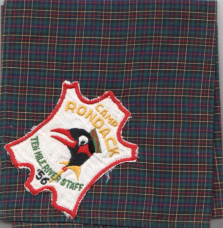 Camp Rondack 1956 Staff Neckerchief