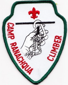 Camp Ranachqua Climber Arrowhead Patch