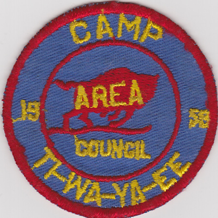 Camp Ti-Wa-Ya-Ee 1958 Pocket Patch