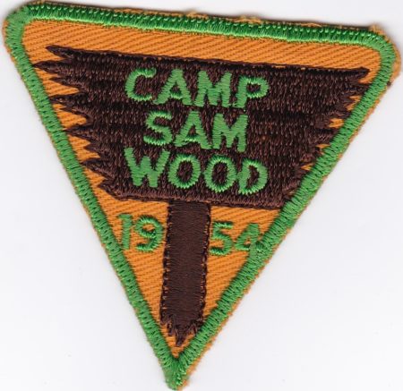 Camp Sam Wood 1954 Pocket Patch
