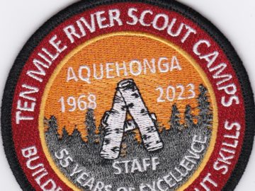 Camp Aquehonga 2023 Staff Pocket Patch