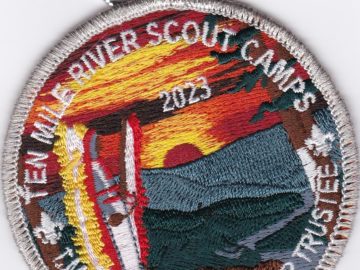 2023 Ten Mile River Scout Museum Charter Trustee Pocket Patch