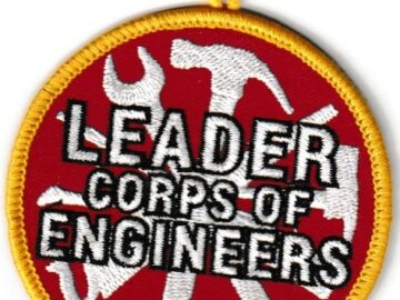 Aquehonga Leader Corps of Engineers Patch