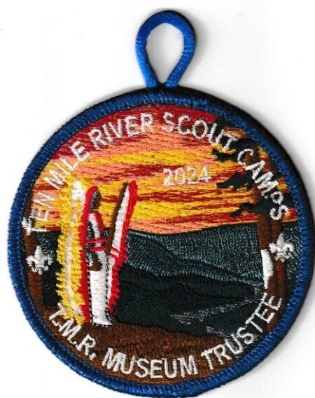 2024 Ten Mile River Scout Museum Trustee Pocket Patch