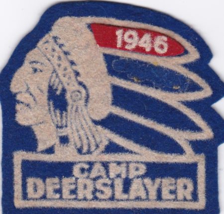 Camp Deerslayer 1946 Felt Patch