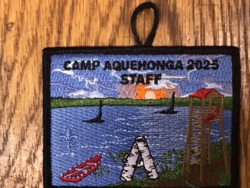 Camp Aquehonga 2025 Staff Pocket Patch